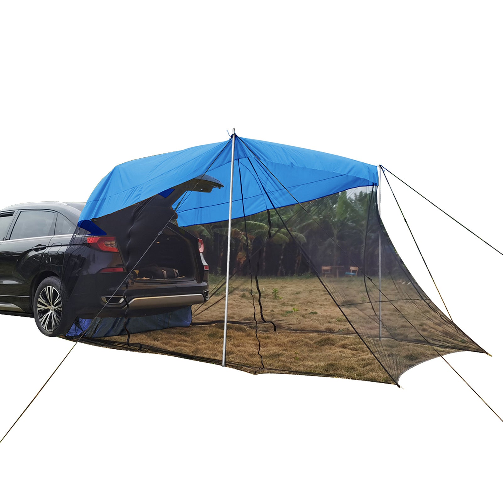 Auvent arrière voiture polyester 2,8 kg — SUV break van camping — usage outdoor
