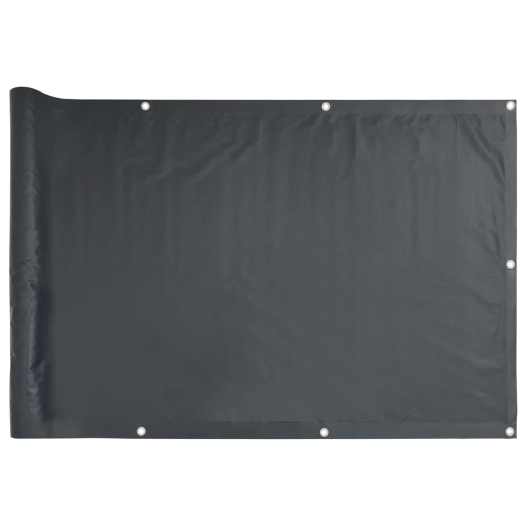Brise-vue balcon anthracite 90x300 cm Oxford – paravent terrasse résistant UV discrétion
