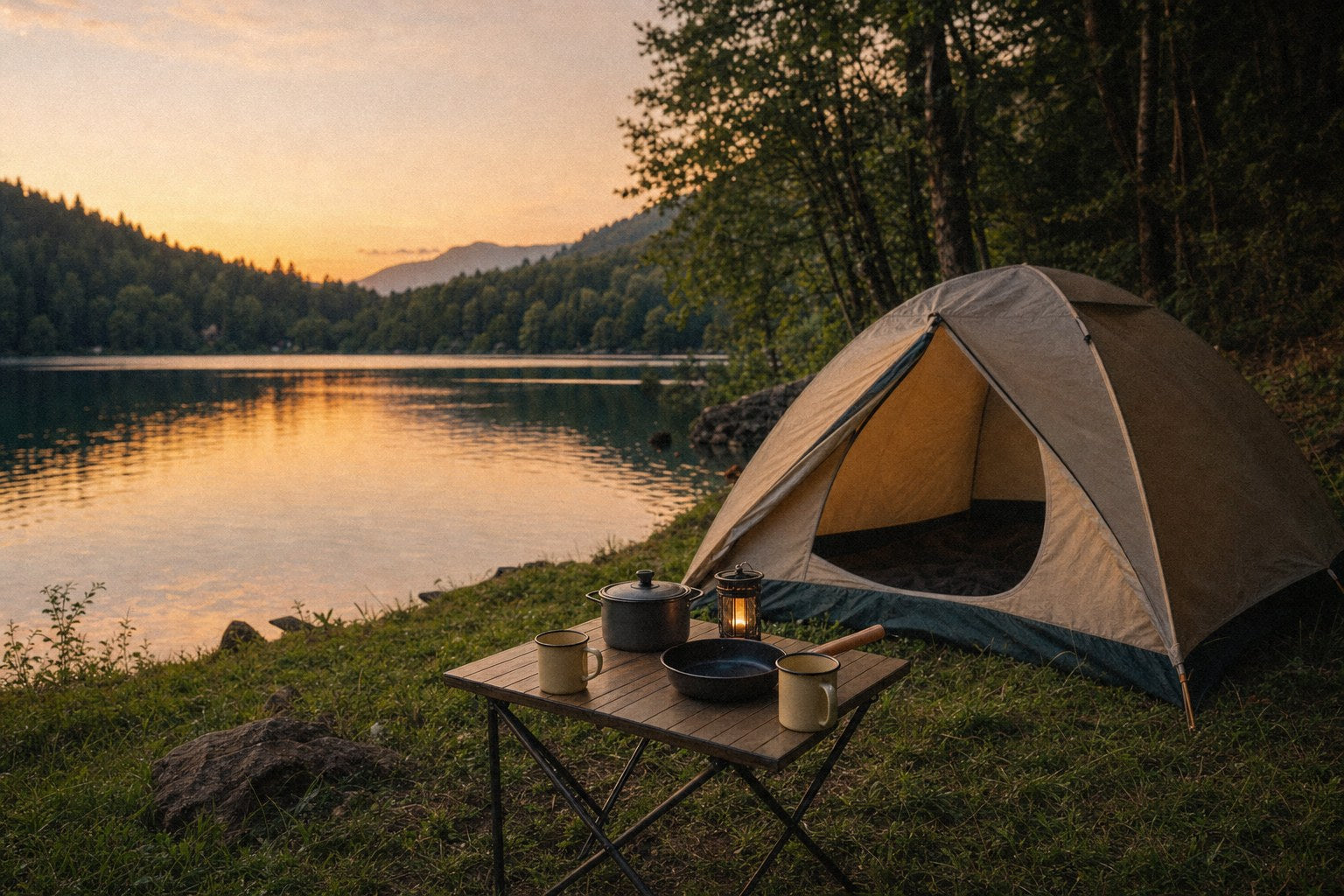 Camping Compact - tente lac slovene par Outdoor Compact