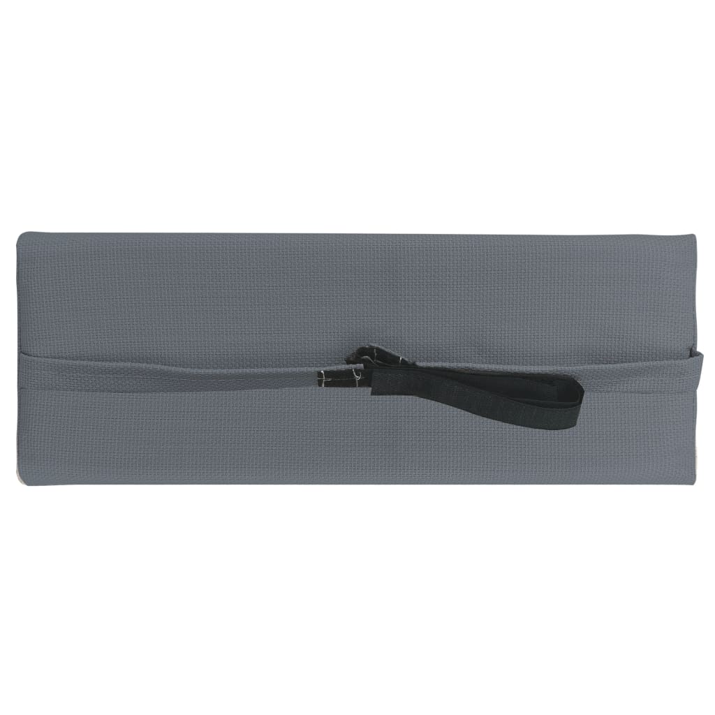Appuie-tête chaise longue Textilene 40x7 cm noir – repose-tête transat jardin imperméable