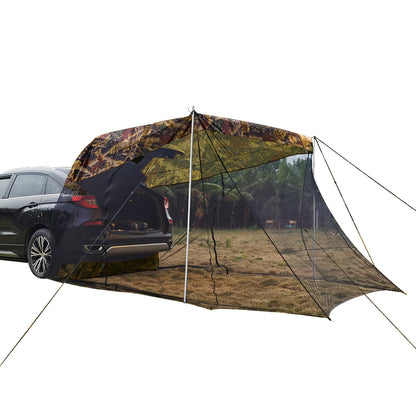 Auvent arrière voiture polyester 2,8 kg — SUV break van camping — détail