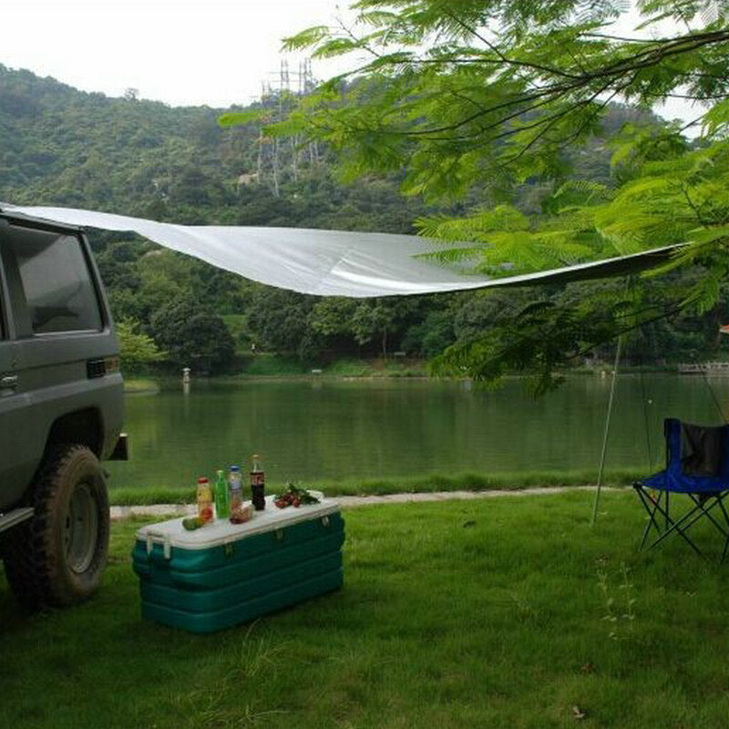 Auvent lateral camping - vue 3