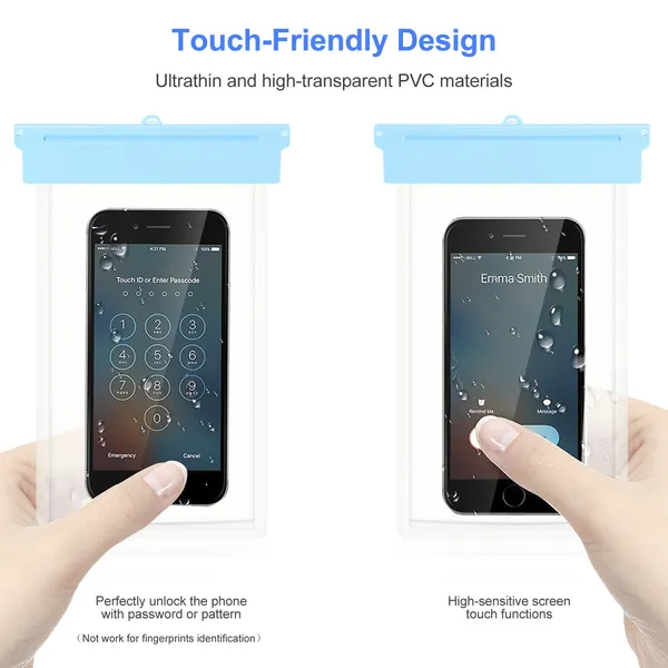 Pochette etanche telephone IPX8 - housse waterproof sport eau - photo 1