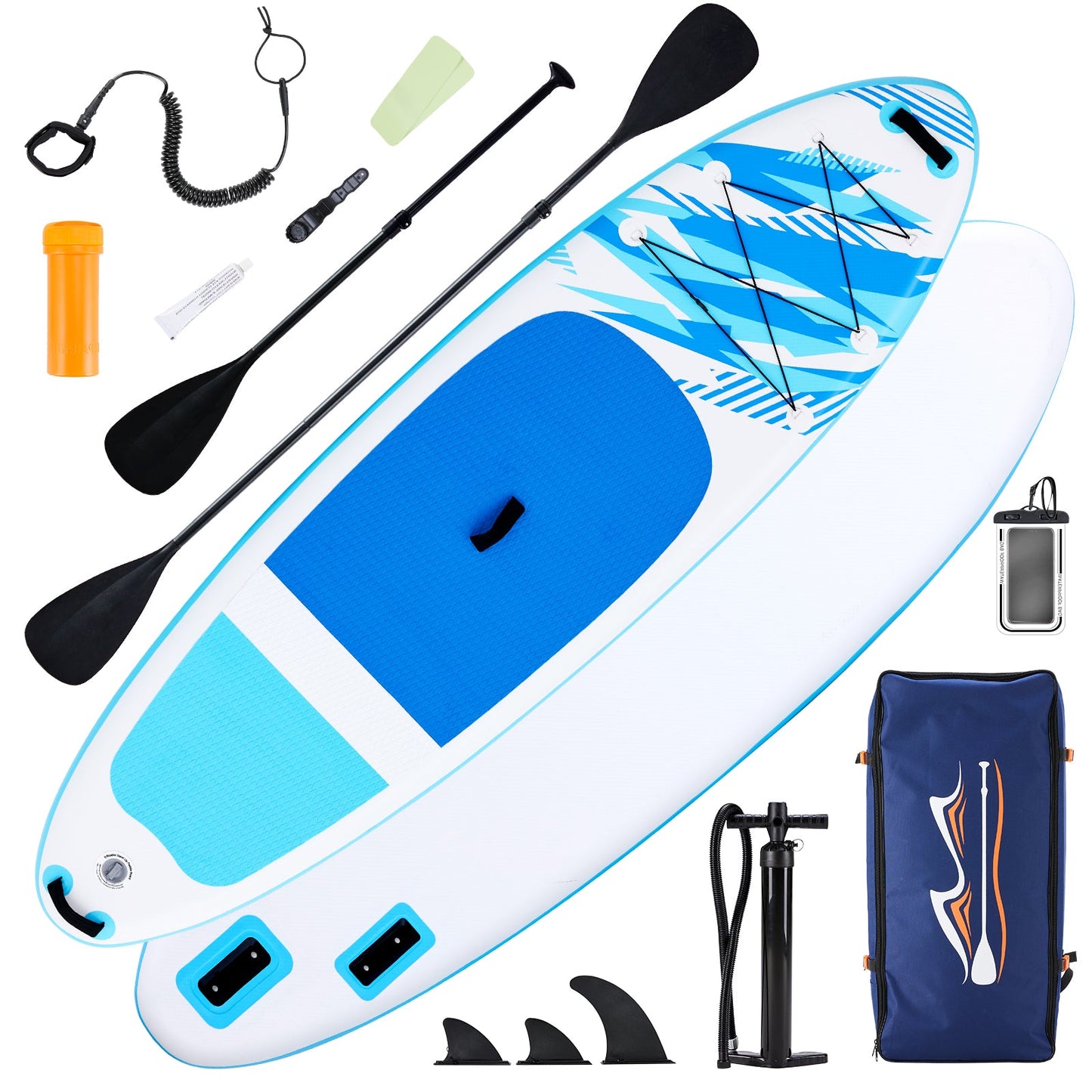 Kayak gonflable 2 places polyester robuste — coque renforcée lac rivière