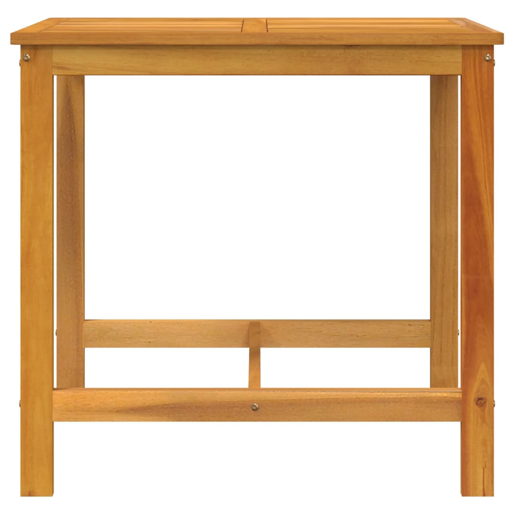 Salon balcon 3 pièces acacia massif coussins crème – ensemble jardin bois naturel 2 chaises table