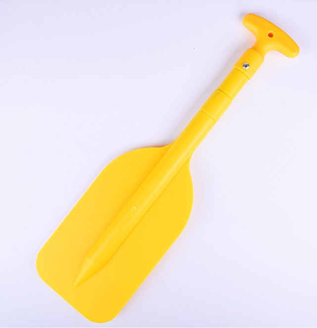 Pagaïe télescopique aluminium 54-106 cm — pale PVC haute résistance kayak SUP — détail