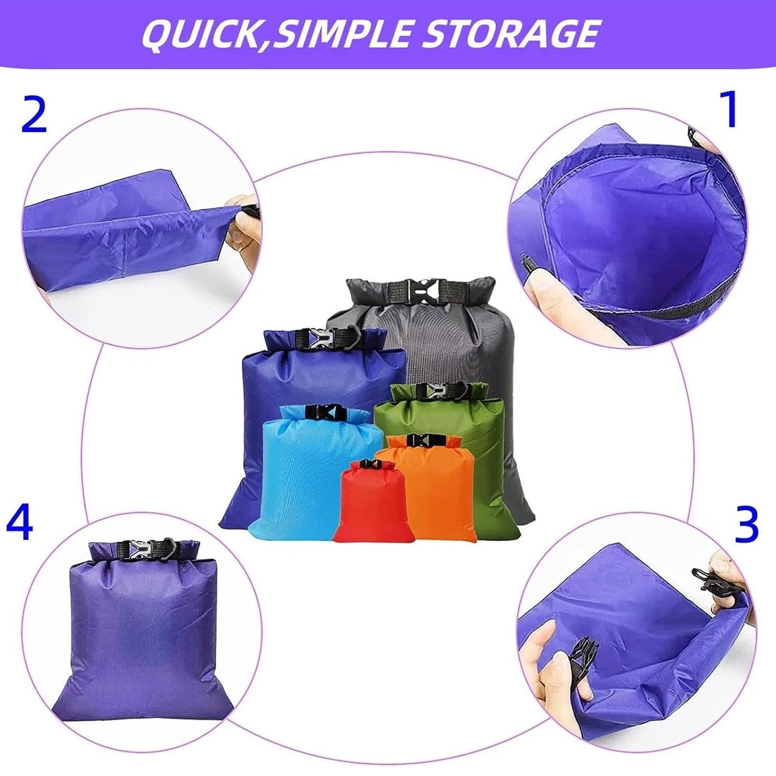 Sacs etanches 6 pieces - vue 6