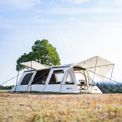 Tente tunnel familiale pliable 4-6 personnes