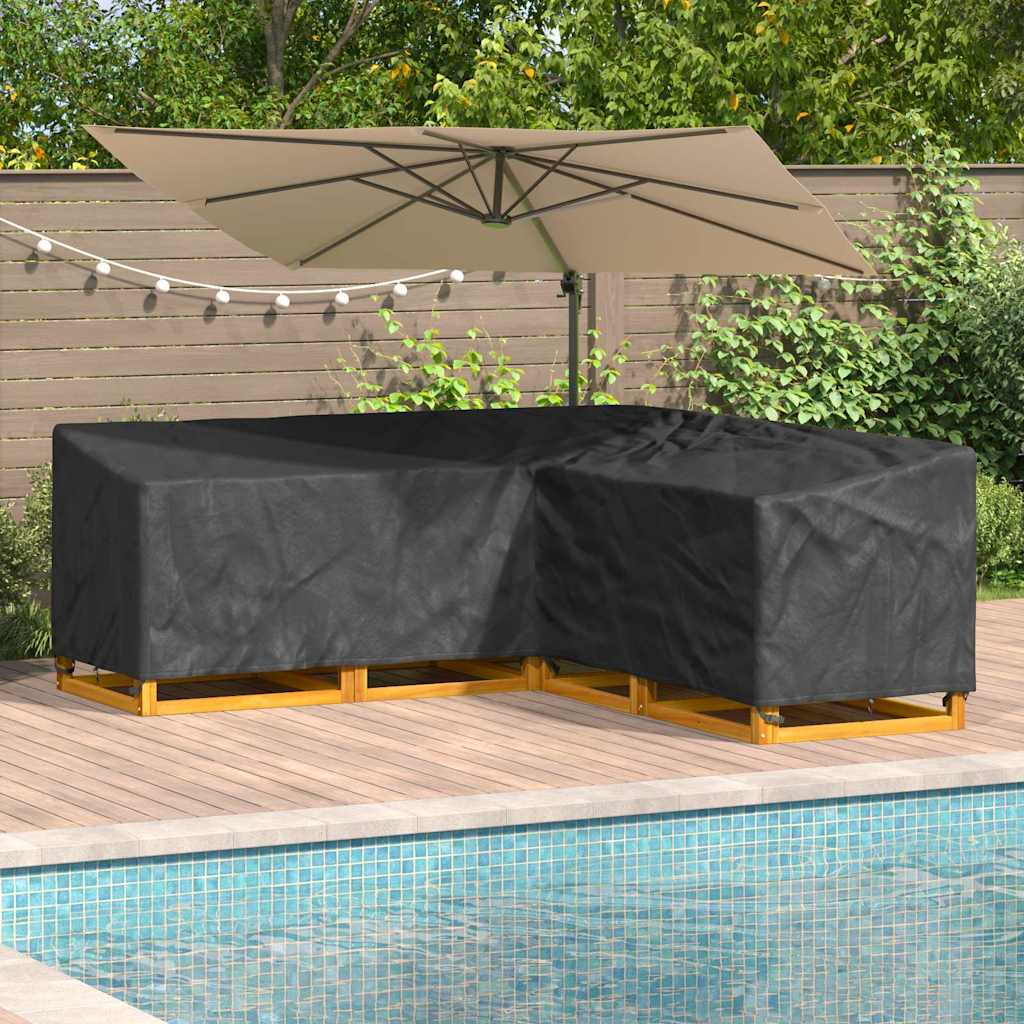 Housse mobilier jardin angle gauche 260x210 cm Oxford 210D – protection canapé angle terrasse