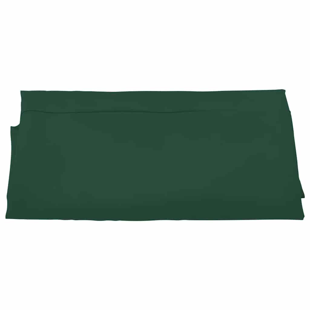 Toile de remplacement parasol 300 cm noire – 6 baleines polyester housse de rechange jardin