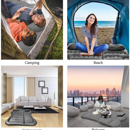 Matelas gonflable voiture SUV - lit coffre camping 2 personnes - photo 7