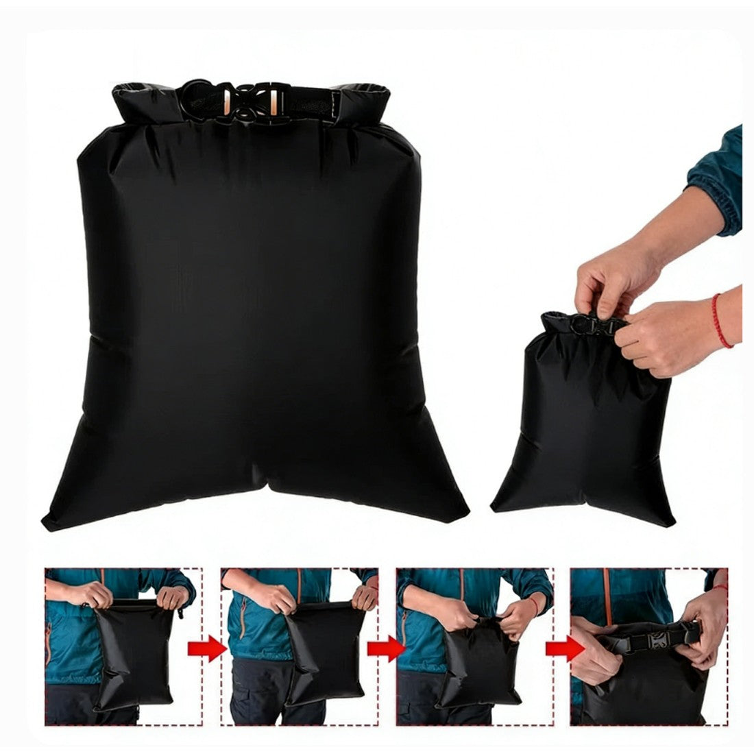 Sacs etanches set 6 pieces - dry bag waterproof compact pack - photo 7