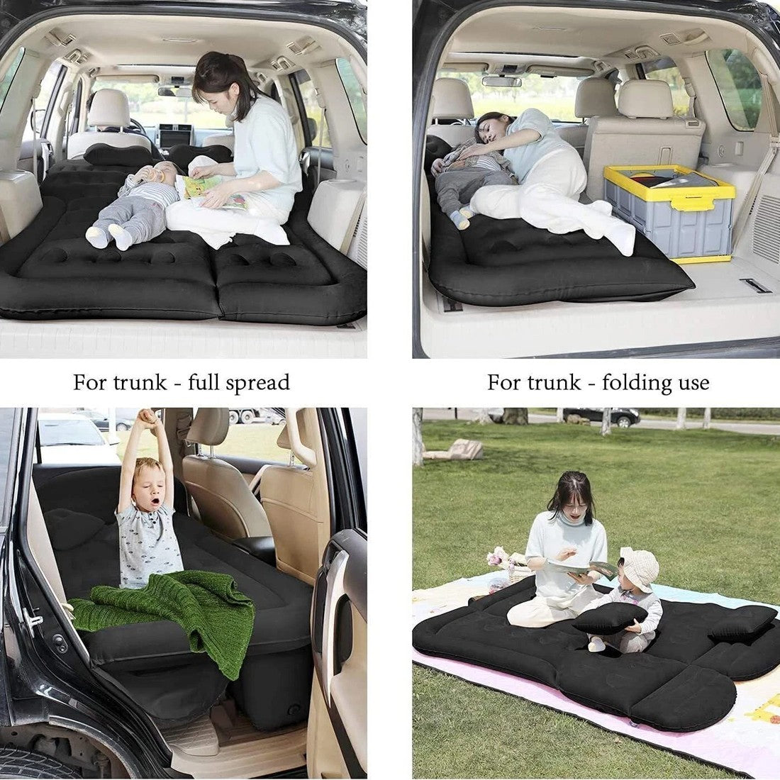 Matelas gonflable voiture SUV - lit coffre camping 2 personnes - photo 9