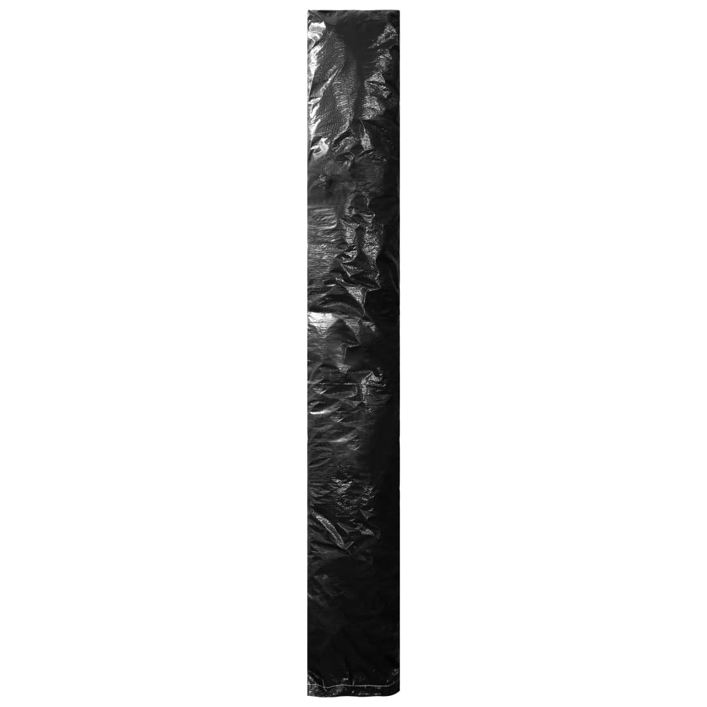 Housse de protection parasol 175 cm fermeture éclair PE – protection toile terrasse balcon