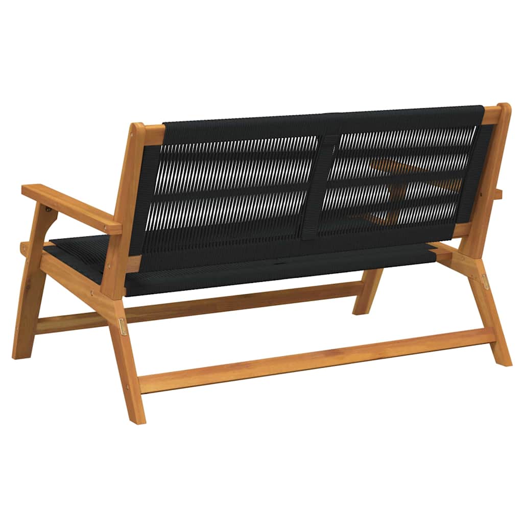 Ensemble jardin acacia massif 78x122 cm 2 places – salon bois naturel terrasse patio résistant