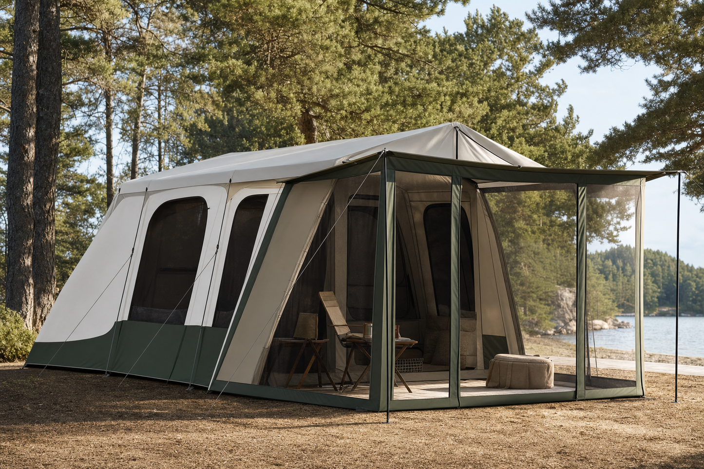 Tente de camping grande taille 19kg