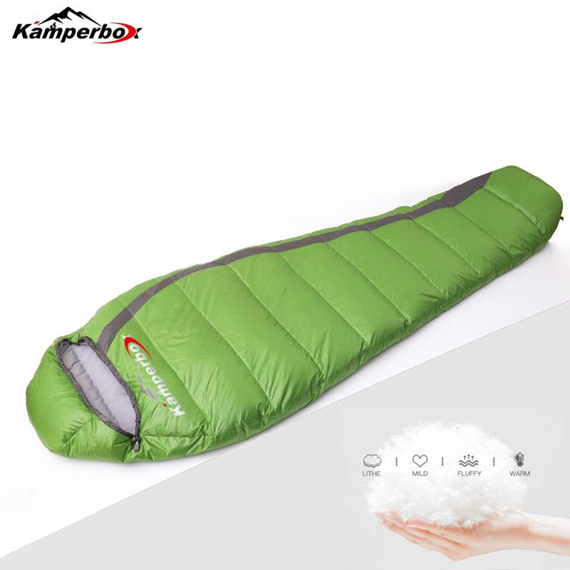 Sac couchage duvet ultra-léger 3 saisons bivouac