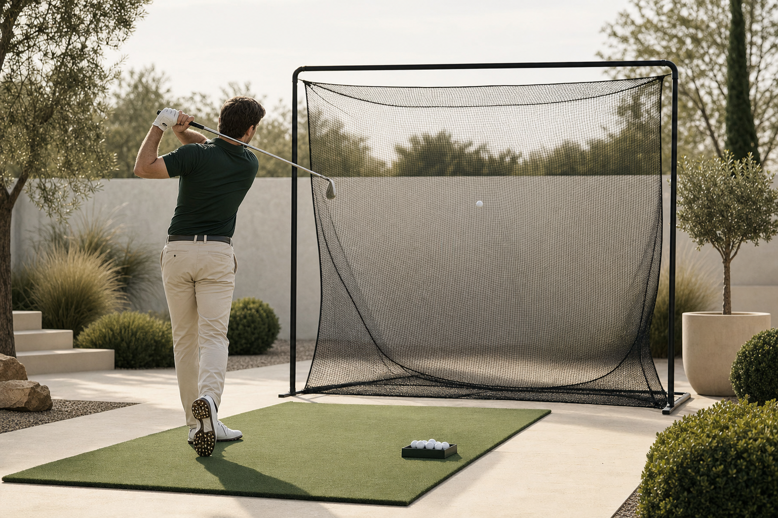 Filet practice golf 10x7 ft