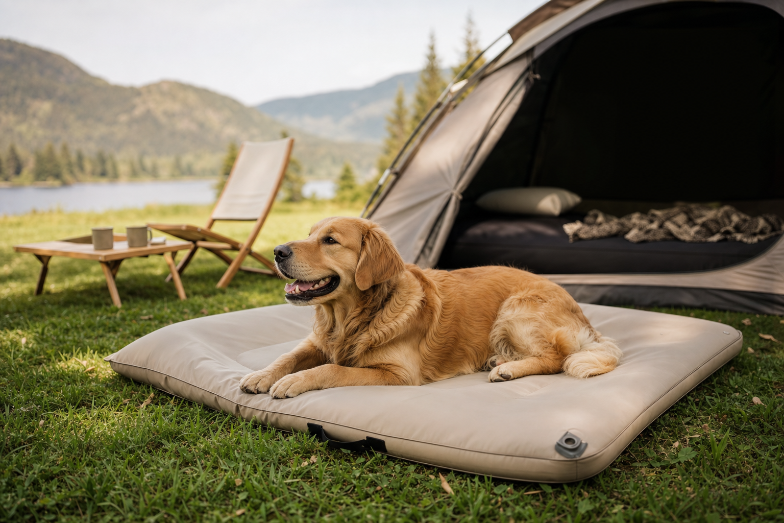 Matelas chien impérméable antidérapant portable — camping outdoor