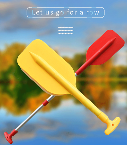Pagaïe télescopique aluminium 54-106 cm — pale PVC haute résistance kayak SUP