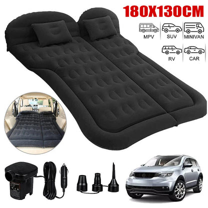 Matelas gonflable SUV 180 x 130 cm — lit coffre camping 2 personnes avec pompe — détail