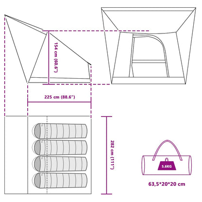 Tente camping polyester légère 2 places — ultra-portable bivouac randonnée — détail