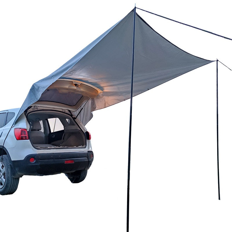 Tente de camping polyester 2,6 kg — car camping randonnée compact — détail