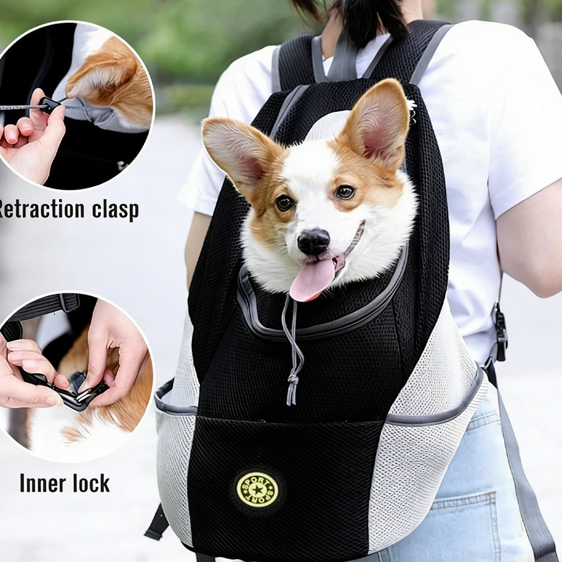 Sac a dos chien - vue 5