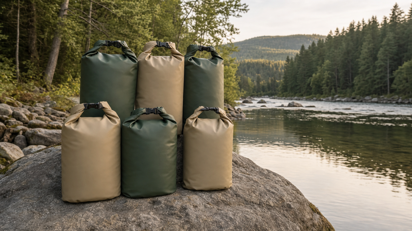 Sacs etanches set 6 pieces - dry bag waterproof compact pack