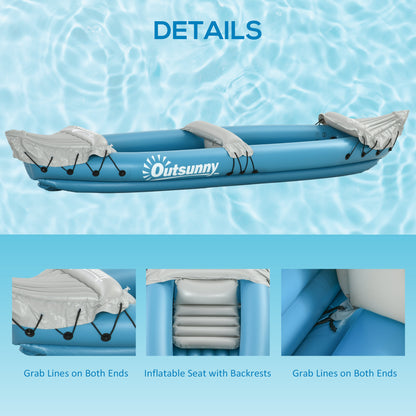 Kayak gonflable 2 places — vue détail accessoires
