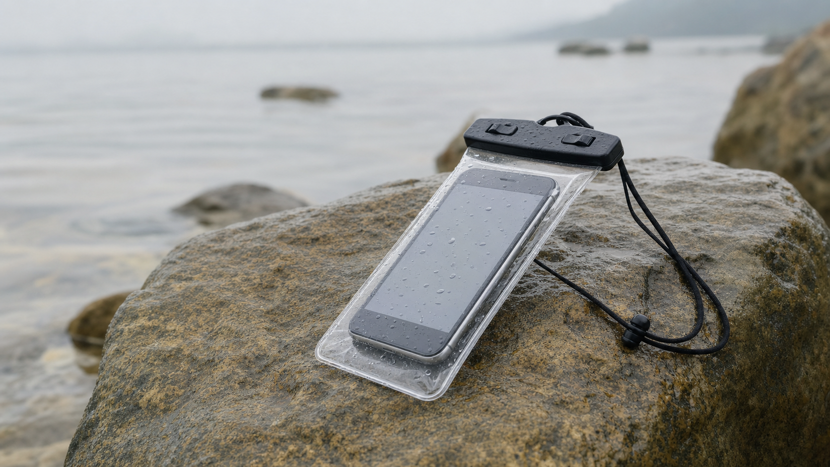 Pochette etanche telephone IPX8 - housse waterproof universelle