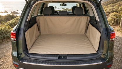Protection coffre voiture chien - tapis impermeable SUV