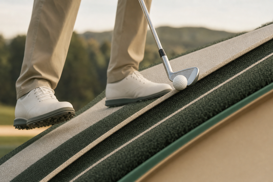 Filet de golf practice compact — détail structure